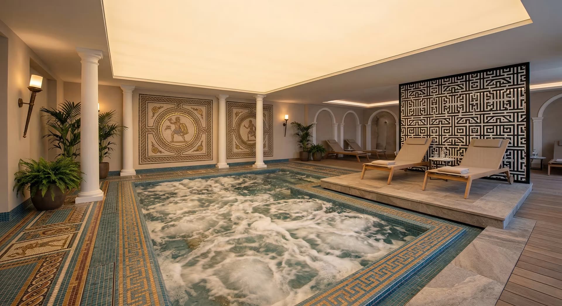 Spa d'hotel impeccable